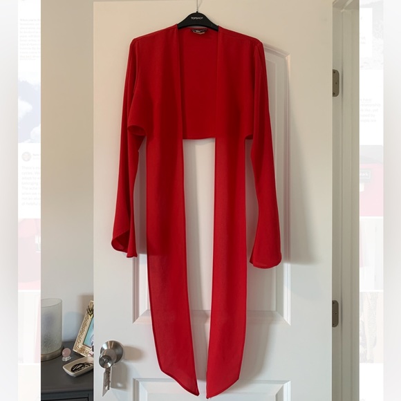 VINTAGE “MARK WONG NARK”  TWO PIECE RED OUTFIT - - Picture 3 of 10